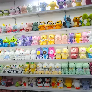 Wholesales Kawaii Anime Customized Mini Claw Machine Plush Doll Stuffed Animal Plush Toy