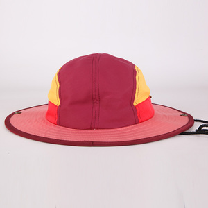 Venta al por mayor de alta calidad, sombrero para el sol, sombreros de cubo de nailon impermeables, sombrero de cubo Boonie de ala ancha Unisex con cuerda para hombres y mujeres - Product Image 6