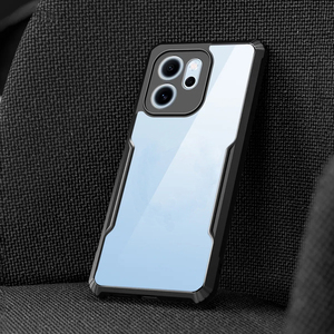 Custodia per <span class=keywords><strong>OPPO</strong></span> <span class=keywords><strong>Reno</strong></span> 14 14F 13F 13 12 11 10 9 8 8T 7 6 PRO Lite in TPU Nero Ultrasottile Antiurto con Cornice Morbida e Copertura in Acrilico - Product Image 2