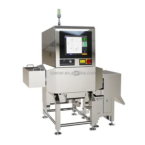 Detector de inspección de rayos X en línea de acero compatible con OEM y ODM personalizable, detector de metales industrial de objetos extraños y alimentos enlatados