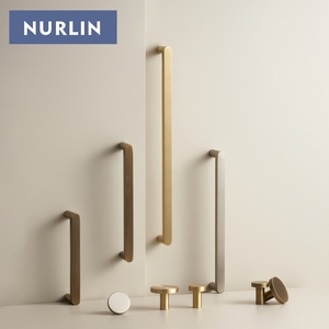 Nurlin Rắn Brass Đồng Bằng Phong Cách Tủ Xử Lý Tủ Quần Áo Kéo <span class=keywords><strong>Nickel</strong></span> Chải Antique Brass Matte Vàng Ch111 - Product Image 1