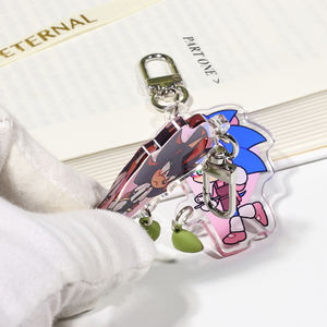 Joyería acrílica personalizada Anime pareja periférica llavero magnético adecuado para regalar compañero familia llave colgante - Product Image 2