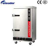 Cuiseur à riz commercial, cuiseur vapeur électrique, pour cantines scolaires, cuisson automatique du riz, chauffage électrique multifonctionnel au gaz