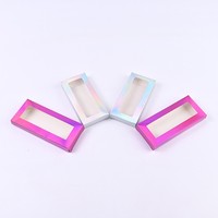 Luxury Cosmetic Paper Boxes Discounted Price Stocked Colored Nail Board Packaging Cardstock for Food Wigs Embossing Printing