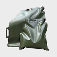 Sac de Carburant Pliable Portable Bancy Réservoir Souple Durable en TPU Anti-Statique de Spécification Militaire avec Valve de Base, Tailles de 5L à 30L