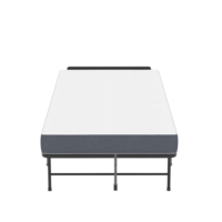 Base de lit pliant en métal moderne pour lit simple ou queen, lit double gain de place avec cadre métallique simple