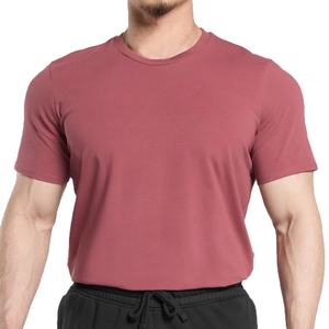 T-shirts d'été pour hommes en tissu tissé 100% coton, coupe ample, imprimés tendance, séchage rapide, respirants - Product Image 1