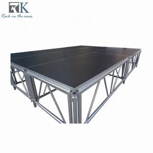 Plataforma de Escenario Portátil para Exteriores, Resistente, de 1.22x2.44m, Fácil de Instalar, de Aluminio, para Conciertos y Eventos - Product Image 5