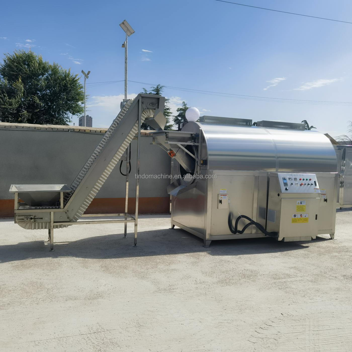 cashew roasting machine