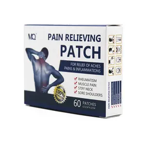Precio bajo MQ 60 unids/caja parches para aliviar el dolor parche de hierbas naturales para la rodilla cuello músculo alivio del dolor de espalda