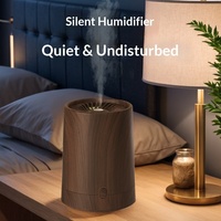 Diffuseur d'aromathérapie en bois de style nouveau, humidificateur ultrasonique USB pour la maison et la voiture, brumisation automatique, faible bruit