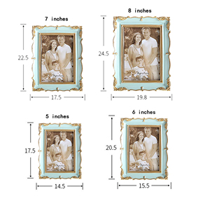 Personalità da tavolo riciclabile decorazione creativa arte viso carta immagine pietra Fashion Design cornice per foto in plastica - Product Image 4