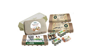 Automatic <strong>Egg</strong> Carton <strong>Egg</strong> Box Top And Side Two Sides Adhesive Labeling <strong>Machine</strong> - Product Image 6