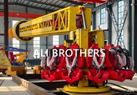 Manèges de parc d'attractions extérieur pour adultes, Tour de chute libre pliable de 12 m de hauteur, à vendre, montée sur remorque, Sky Drops Ali Brother B10120