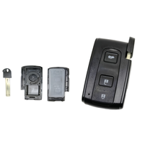 Carcasa de Repuesto para Llave Prius de 2/3 Botones con Llave Plana Compatible con CK TOM-O-11