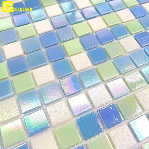 Pabrik Cina 300X300Mm Mosaik Batu Lantai Kamar Mandi Dapur