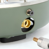Réchaud de camping pliable à 2 brûleurs au propane pour le camping, le jardin et réchaud à gaz portable avec ensemble de cuisine et sac de transport