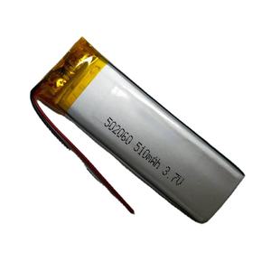 Hot Sale!!!!! Lithium polymer rechargeable 500 mAh 530 mAh <strong>3</strong>,7 V 502060 battery for electronic product - Product Image 1