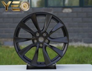 Rines de Aleación Forjada de Primera Calidad, 19x9.5, 1 Pieza, 5x114.3, CB64.1, Negro Semi Mate, para Tesla Model Y y Xiaomi SU7 - Product Image 1