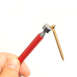 Herramienta de Recogida Magnética Yunbei Yb de Acero Inoxidable Roja de 5 Lb Portátil con Imán Potente para Recuperación de Piezas Pequeñas - Product Image 1