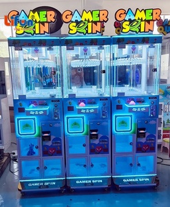 Lifun <span class=keywords><strong>Lucky</strong></span> Gamer Spin, machine à cadeaux rotative à 30 clips, avec 3 compartiments inférieurs, kiosque de distribution de prix à monnayeur pour centres commerciaux - Product Image 4