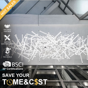 ENSEMBLE <span class=keywords><strong>lustre</strong></span> aérien personnalisé pour Club commercial immeuble de bureaux ascenseur porche couloir lampes suspendues pour décorations - Product Image 1