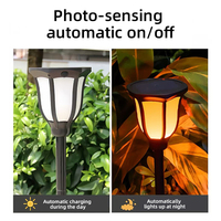 Applique Murale Solaire Haute Luminosité 3 Options de Montage Lampes Torches Solaires Étanche IP65 pour Jardin, Cour, Pelouse, Allée et Aménagement Paysager