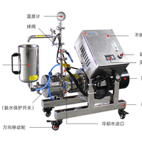 Mini broyeur à billes horizontal de laboratoire, petite capacité, machine de broyage humide pour les tests de matériaux de R&D