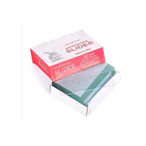 Pre-Cleaned Microscope Glass Slides Blank Ground Edge Glass Slides For Microscope Set