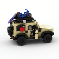 Jouet éducatif pour garçon, blocs de construction écologiques, 40 pièces, modèle de supercar de course à petites particules ABS, conforme à l'image, vente chaude