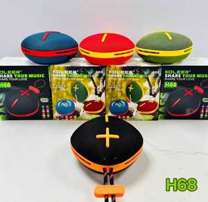 Enceinte portable Bluetooth KOLEER H68 avec basses stéréo, tissu imperméable, radio FM/TF, caisson de basses actif, enceinte d'extérieur avec <span class=keywords><strong>corde</strong></span> de suspension - Product Image 2