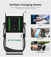 Chargeur rapide CCS2 pour véhicules électriques de 60 kW, 80 kW, 120 kW, 180 kW, 240 kW, 320 kW pour les solutions de charge solaire commerciales en Amérique du Nord