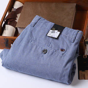 Pantalons décontractés à carreaux respirants pantalons droits à la mode pour hommes pantalons pour hommes Streetwear pour hommes vente à chaud - Product Image 2