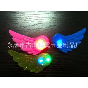 Fluorescent Wings Roller Skating Accessories Rose Pink <b>Plastic</b> Children's Only Single Row <b>Wheel</b> - Product Image 4