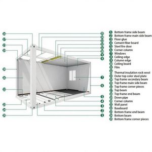 Contenedor Modular de Acero de 10 pies/20 pies, Tipo Pop-Up, para Bar, Cafetería, Supermercado, Gimnasio, <span class=keywords><strong>Tienda</strong></span> de Conveniencia, con Garantía de 3 Años - Product Image 6