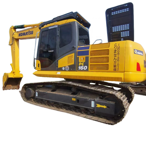 Buen rendimiento de trabajo Komatsu usada, excavadora usada PC160 PC160LC, excavadora mediana de alta calidad a la venta, de alta calidad, con un rendimiento superior al de la PC160-7 - Product Image 1