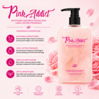 Gel Douche Éclaircissant à la Niacinamide et Vitamine C, Contrôle du Sébum, Parfum Longue Durée, Hydratant, Pour Tous Types de Peau