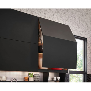 <span class=keywords><strong>Armoire</strong></span> de cuisine en bois de hêtre <span class=keywords><strong>massif</strong></span> avec placage en bois et peinture rouge mat, <span class=keywords><strong>armoire</strong></span> haute - Product Image 4