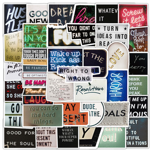50 cái mát fashional motivational Retro khuyến khích từ dán - Product Image 2
