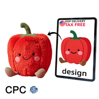 Vente directe d'usine peluche tomate personnalisée valeur émotionnelle en peluche légume pacifier poupée en peluche personnalisée