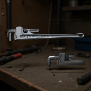 Clé à tuyau réglable 302 Aln robuste pour la réparation de plomberie - Product Image 3