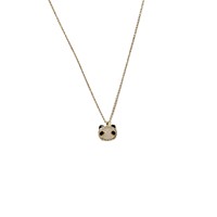 Collier Panda en Gros avec Zircon Scintillant, Chaîne de Clavicule en Forme de Chiffre, Perle Polyvalente, Style Mignon