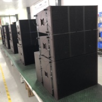 Système de sonorisation PA professionnel de 9200 watts (8 haut-parleurs + 4 caissons de basses) avec amplificateurs, processeur DSP et rack de tournée complet
