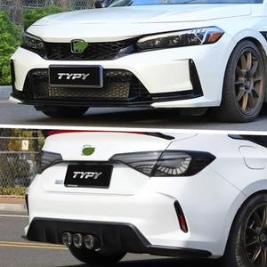 Kit de Carrocería Tipo-R para Honda Civic 11ª Generación, Imprimación para Kit de Carrocería, Parachoques Delantero y Trasero, Rejilla, Faldones Laterales, Tubo de Escape - Product Image 5