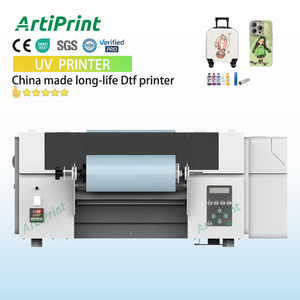 Artiprint自动DX7 A3/A4紫外发光二极管平板卷对卷打印机，用于在平面上粘贴光滑的硬质材料 - Product Image 4