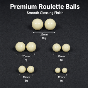 Billes de <span class=keywords><strong>roulette</strong></span> en résine 12mm 15mm 18mm 20mm 22mm ivoire pour table de <span class=keywords><strong>roulette</strong></span> de casino, vente en gros, livraison directe - Product Image 3