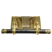 Suministros funerarios de estilo americano, venta al por mayor, ataúd de media luna, manijas, herrajes de Metal y plástico, equipo funerario