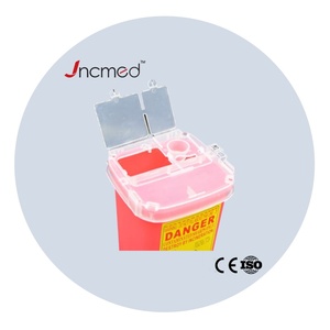 ภาชนะบรรจุ Sharps สำหรับใช้ในบ้านและ<span class=keywords><strong>1L</strong></span> มืออาชีพการกำจัดเข็มฉีดยาและเข็มฉีดยาได้รับการรับรอง ISO - Product Image 3