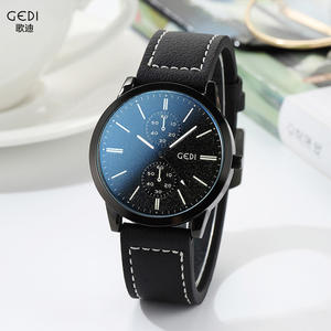 Nouvelle montre pour homme, style business, bracelet en cuir, polyvalente, étanche, montre-bracelet à quartz - Product Image 3