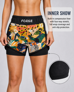 Shorts Deportivos de Cintura Alta para Mujer con Compresión Integrada para Boxeo/Kickboxing (OEM) - Product Image 3